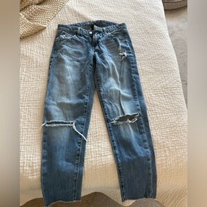Cropped Boyfriend Jeans by Mossimo